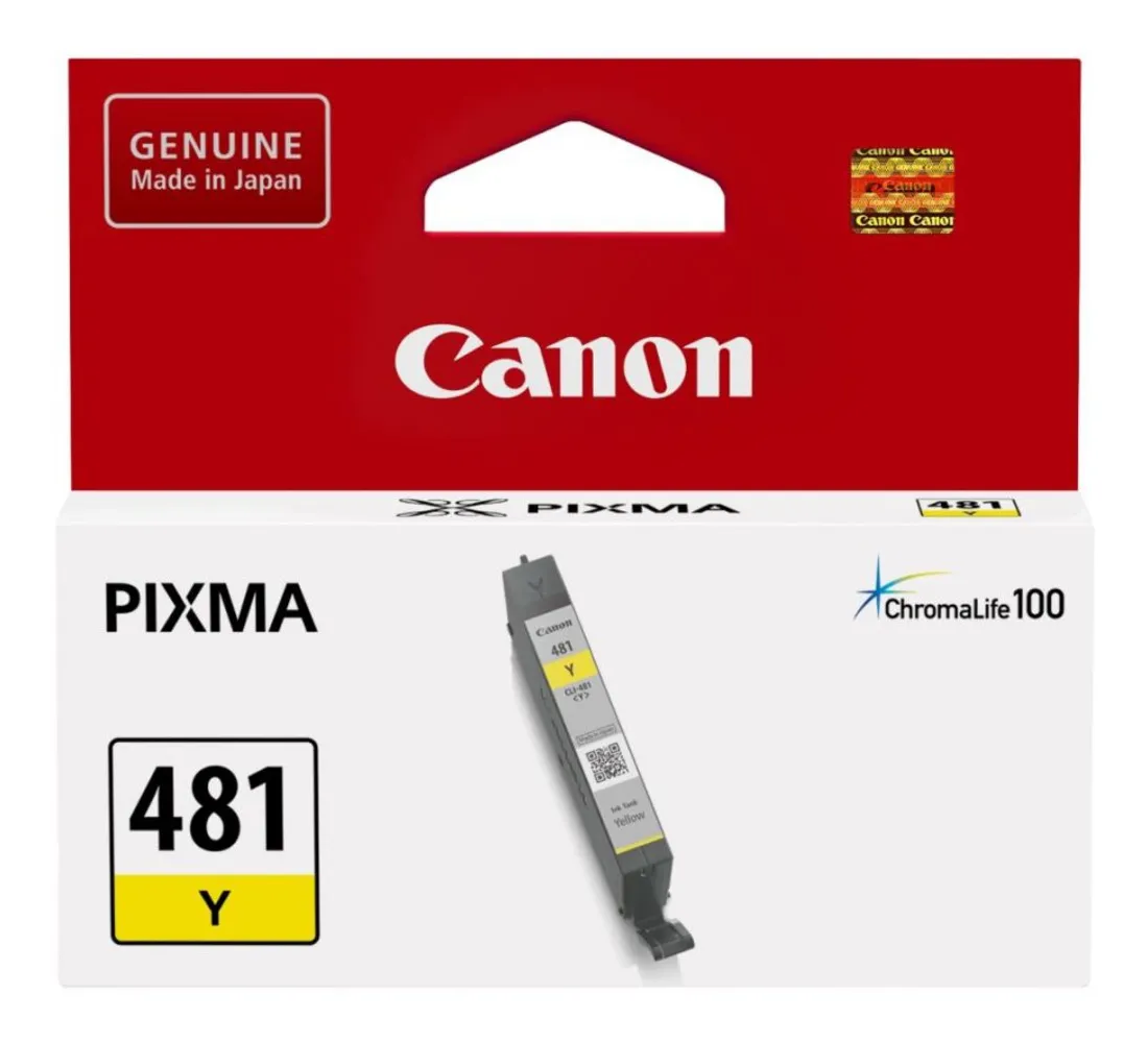 Картридж Canon CLI-481 XL Y Струйный желтый