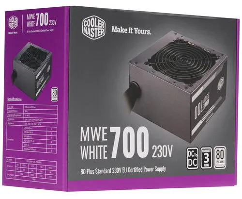 Блок питания CoolerMaster MasterWatt Lite 700W MPE-7001-ACABW-EU