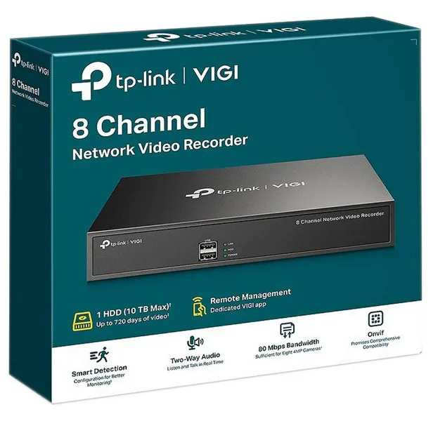 Сетевой видеорегистратор Tp-link NVR1008H VIGI