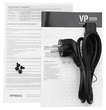 Блок питания Antec VP500P Plus EC