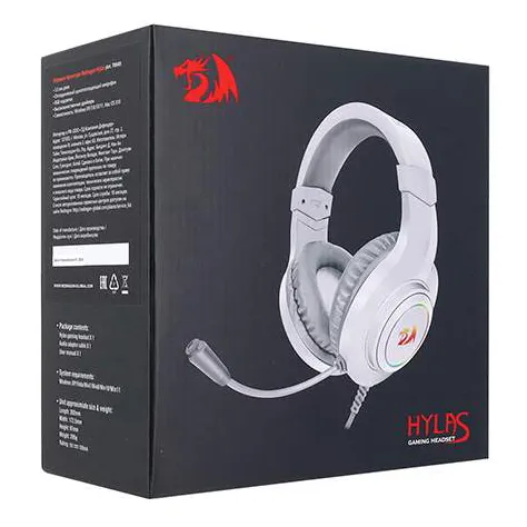 Гарнитура Redragon Hylas White