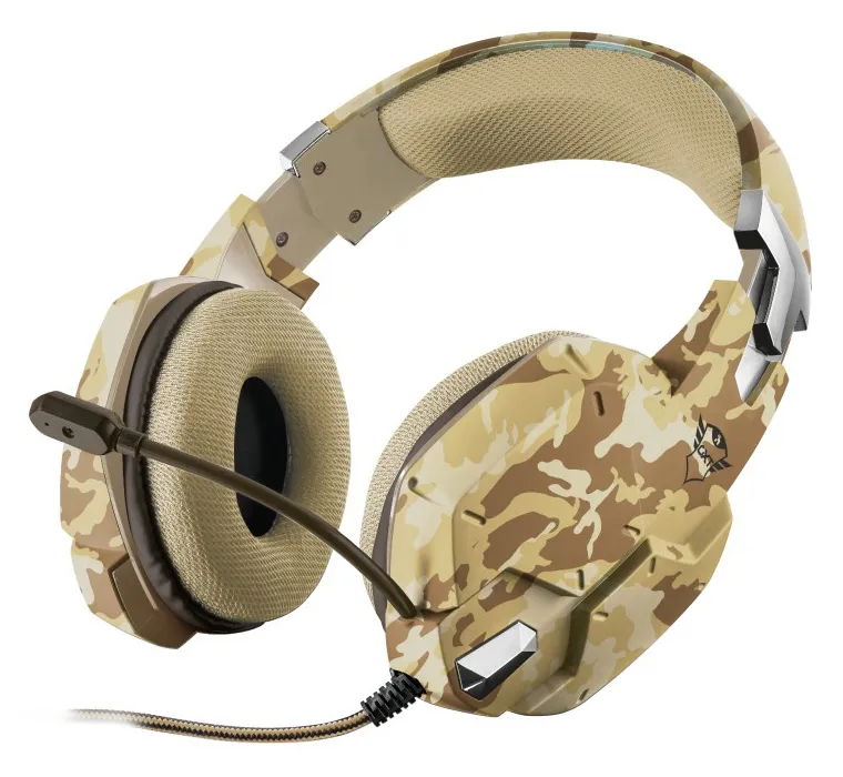 Наушники Trust GXT 322D Carus Headset Desert-camo
