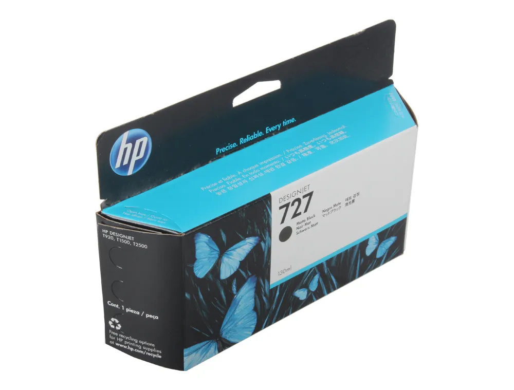Картридж HP B3P22A Matte Black №727