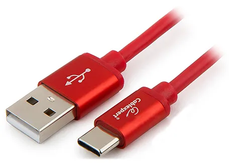 Кабель USB Type A-C Cablexpert CC-S-USBC01R-1.8M