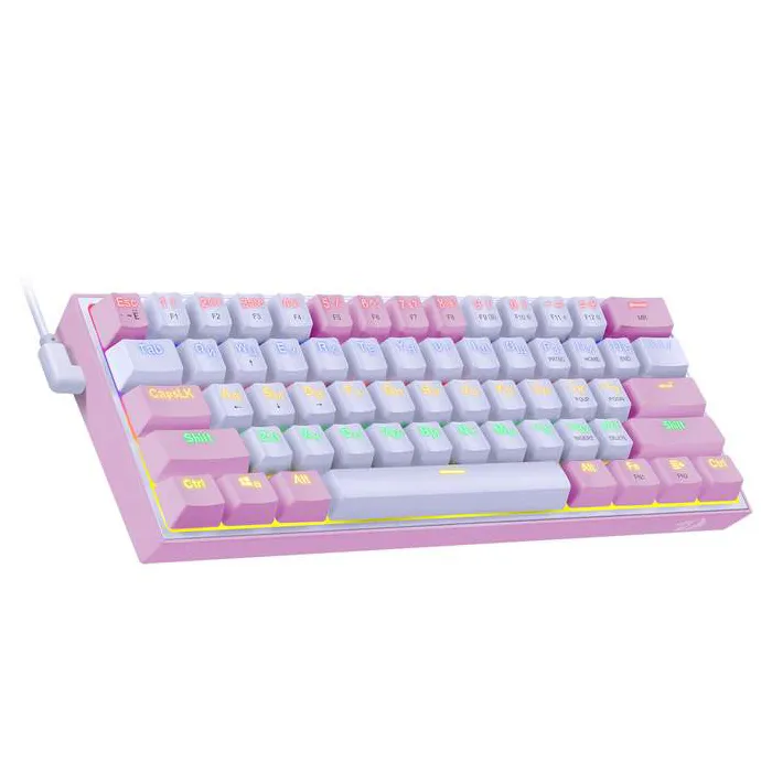 Клавиатура Redragon Fizz pink