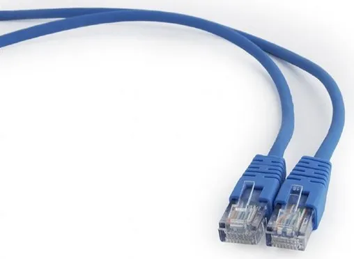 Патч корд UTP 5e-Cat 1 m Cablexpert PP12-1M/B синий