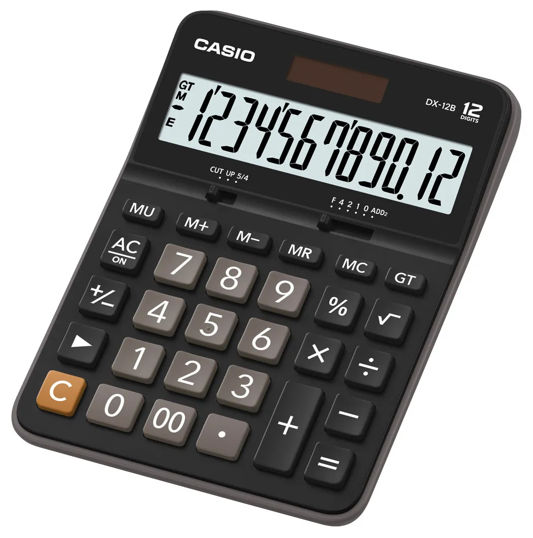 Калькулятор настольный CASIO DX-12B-W-EC
