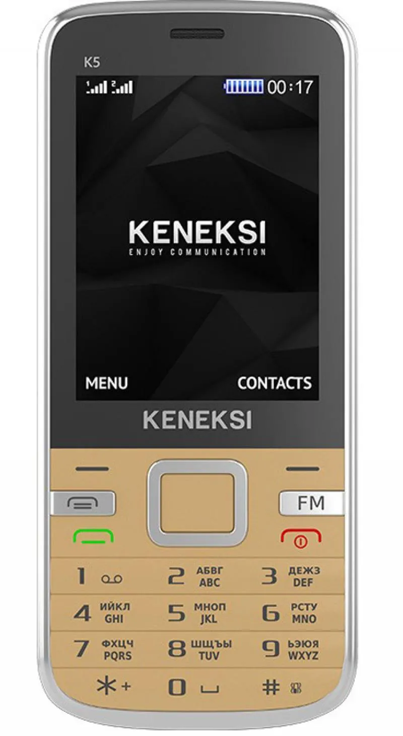 Мобильный телефон Keneksi K5 золотой