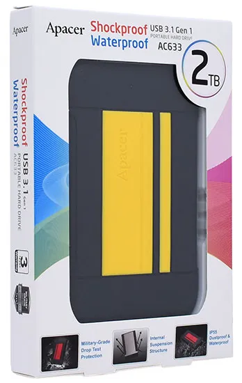 Внешний жесткий диск 2 TB Apacer AC633 AP2TBAC633Y-1