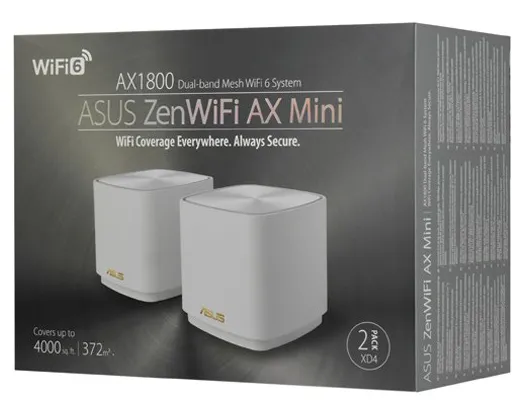 Беспроводная Mesh Cистема ASUS ZenWiFi XD4 (2-PK)