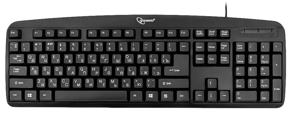 Клавиатура Gembird KB-8350U-BL black
