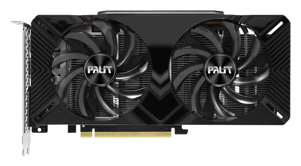 Видеокарта 6Gb Palit GTX1660Ti DUAL OC NE6166TS18J9-1160A