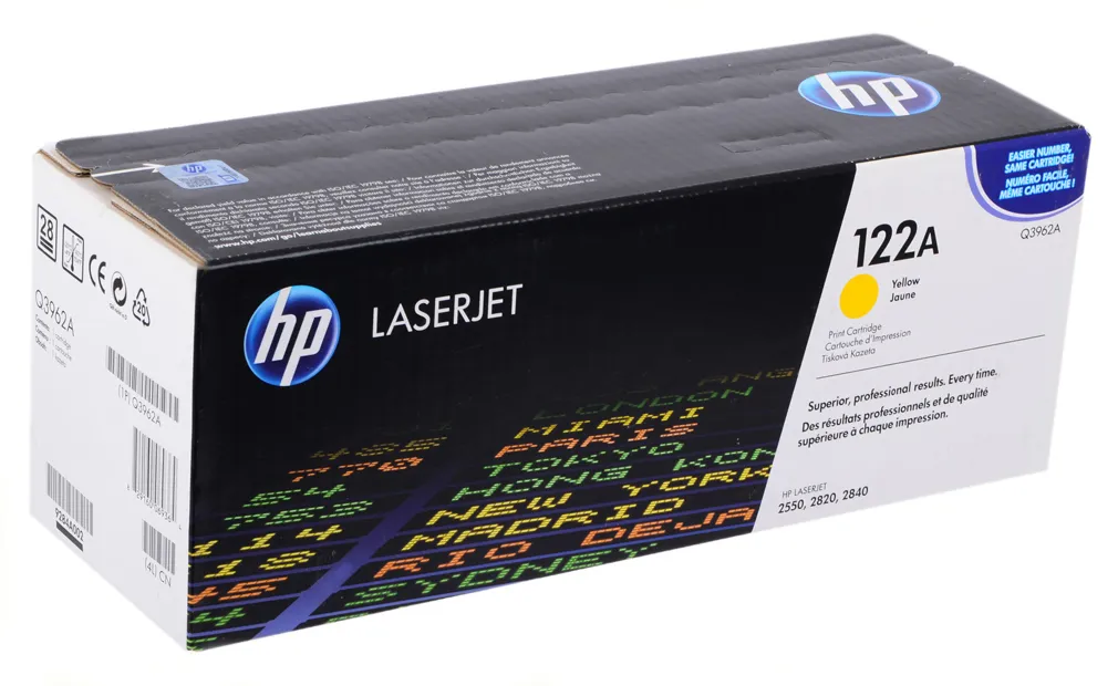 Картридж HP Europe Q3962A Лазерный желтый