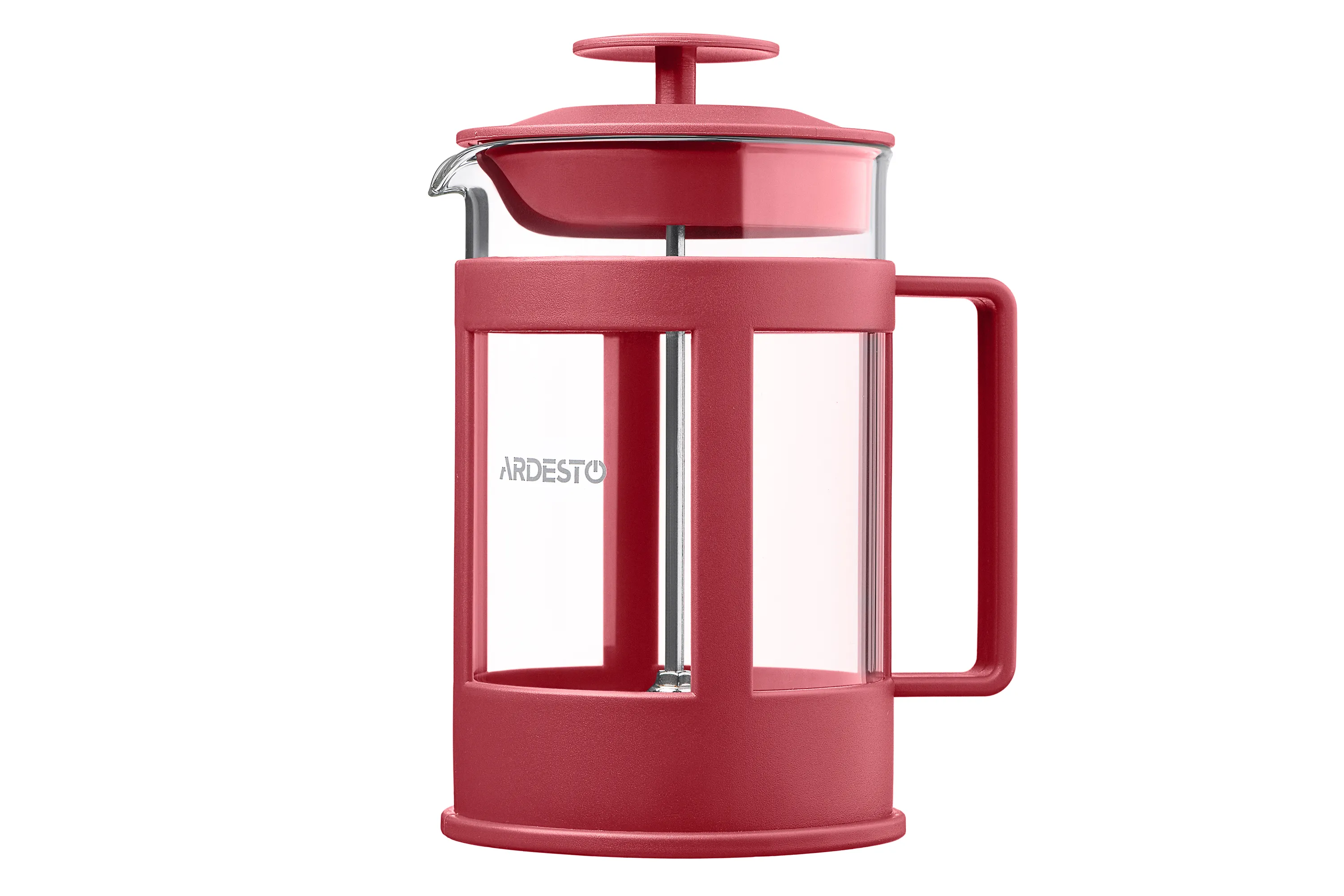 Френч-пресс Ardesto Fresh, 800 мл, красный, пластик, стекло AR1008RF