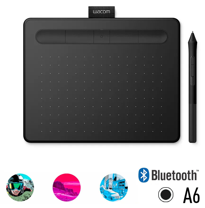 Графический планшет Wacom Intuos Small CTL-4100WLK-N