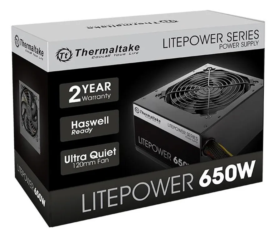 Блок питания THERMALTAKE LITEPOWER 650W PS-LTP-0650NPCNEU-2