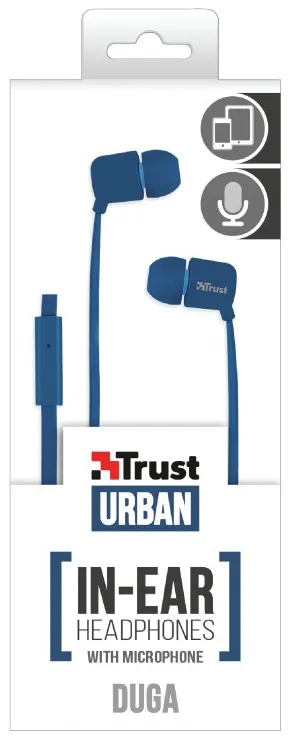 Наушники Trust Duga In-Ear Синий