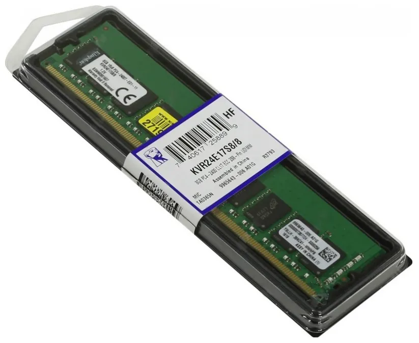 Оперативная серверная память Kingston 8 GB KVR24E17S8/8I
