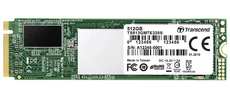 SSD накопитель 512GB Transcend TS512GMTE220S