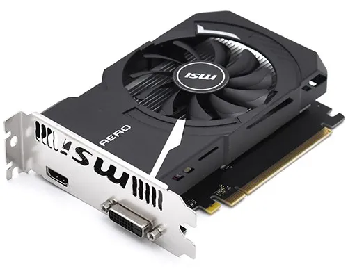 Видеокарта 2 GB MSI GT 1030 AERO ITX 2GD4 OC