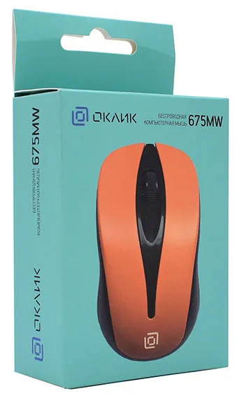Компьютерная мышь Oklick 675MW Wireless Orange