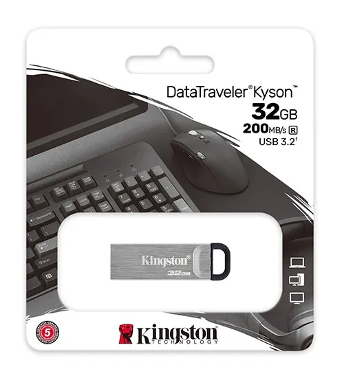 USB флешка 32GB Kingston DTKN DTKN/32GB USB 3.2 silver