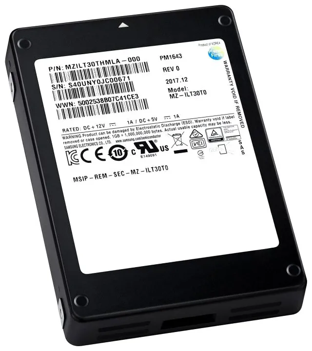 SSD накопитель 960Гб Samsung Enterprise MZILT960HAHQ-00007
