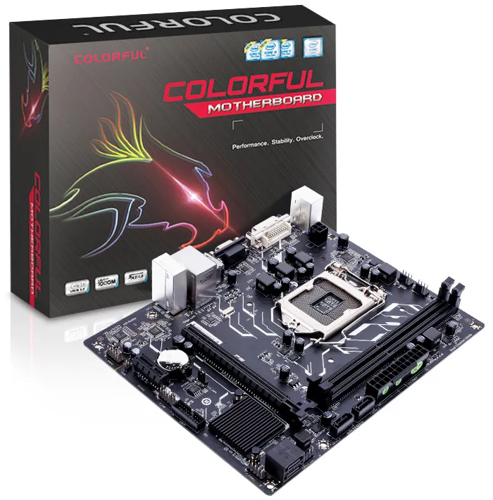 Материнская плата Colorful H310 C.H310M-K PRO V20