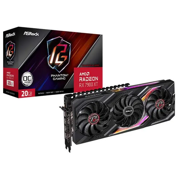 Видеокарта 20Gb ASRock RX7900XT PG 20GO
