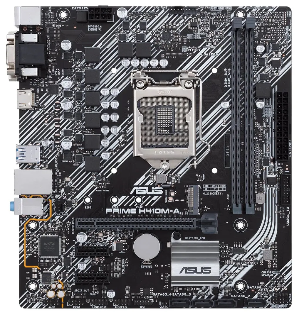 Материнская плата ASUS PRIME H410M-A