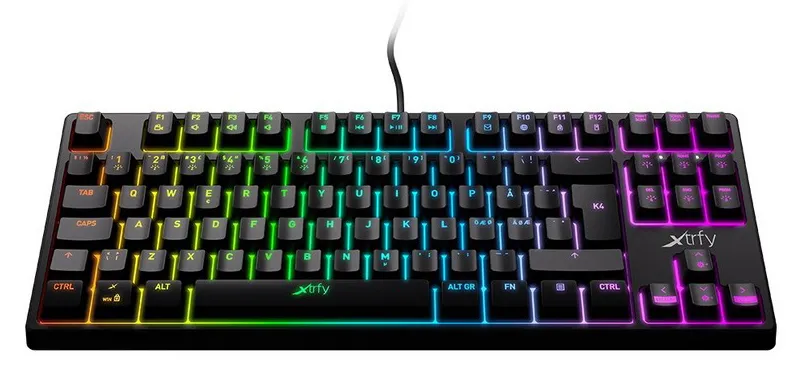 Клавиатура Xtrfy K4 TKL RGB Kailh Red XG-K4-RGB-TKL-R-RUS