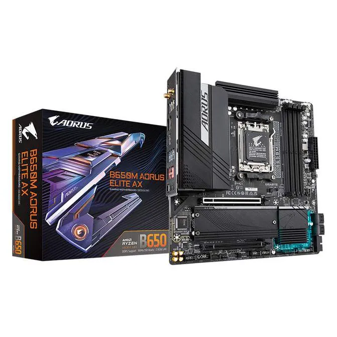 Материнская плата Gigabyte B650M AORUS ELITE AX