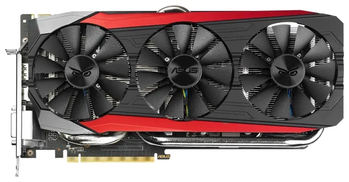 Видеокарта STRIX-GTX980TI-DC3-6GD5-GAMING   6 GB Asus Strix GTX980Ti DC 3