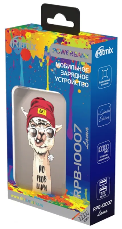 Внешний аккумулятор RITMIX RPB-10007 Lama
