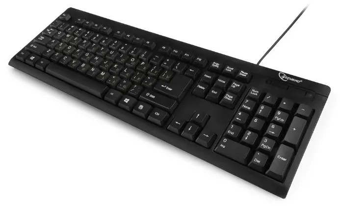 Клавиатура Gembird KB-8300U-BL-R black