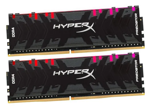 Оперативная память 16 GB kit Kingston HyperX Predator RGB HX440C19PB4AK2/16