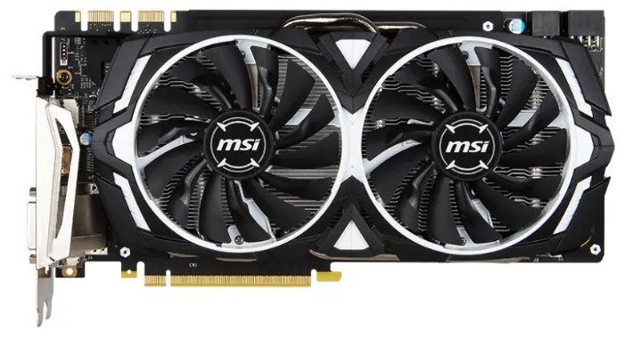 Видеокарта 8 GB MSI GeForce GTX 1080 ARMOR