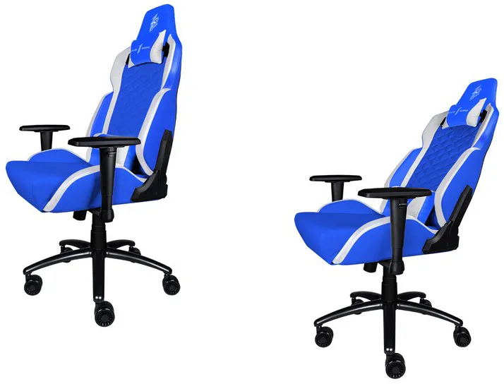 Игровое компьютерное кресло 1st Player DK2 Blue/White