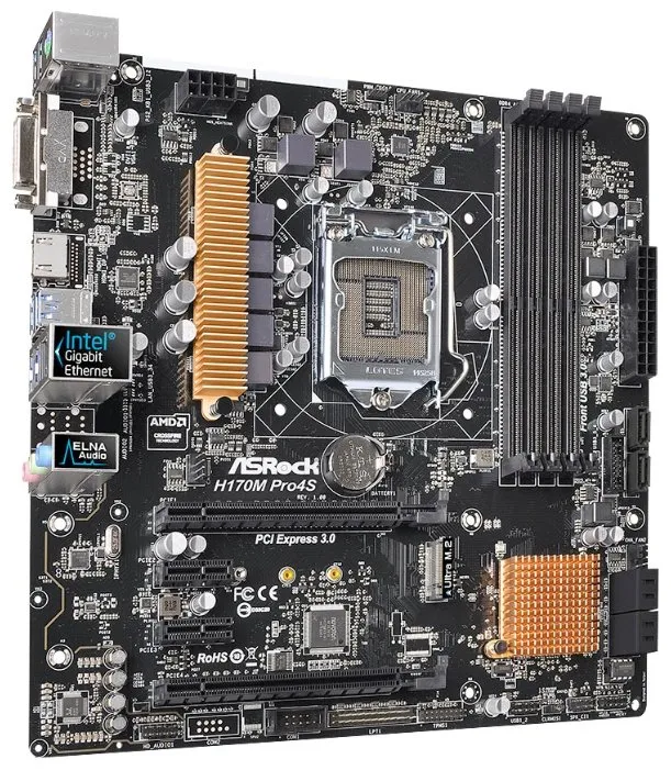 Материнская плата ASRock H170M PRO4S