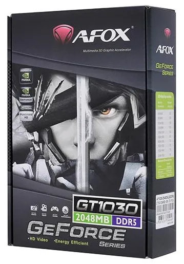 Видеокарта 2 GB AFOX GT 1030 AF1030-2048D5L5