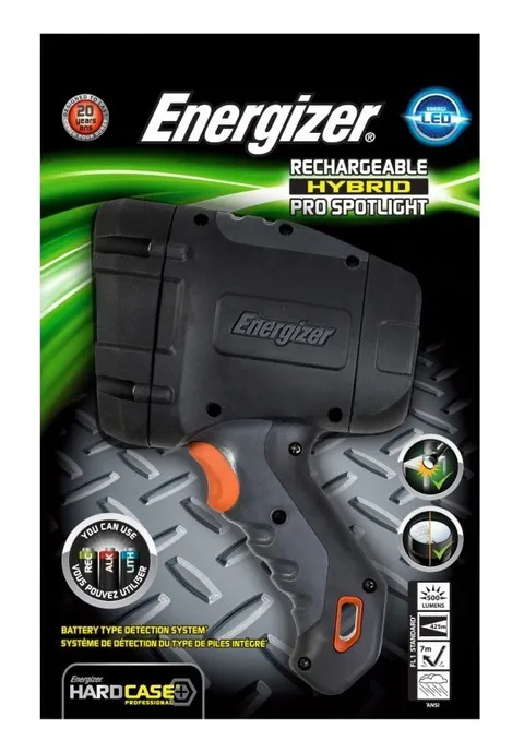 Фонарь Energizer Hard case pro Rechargeable Hibrid