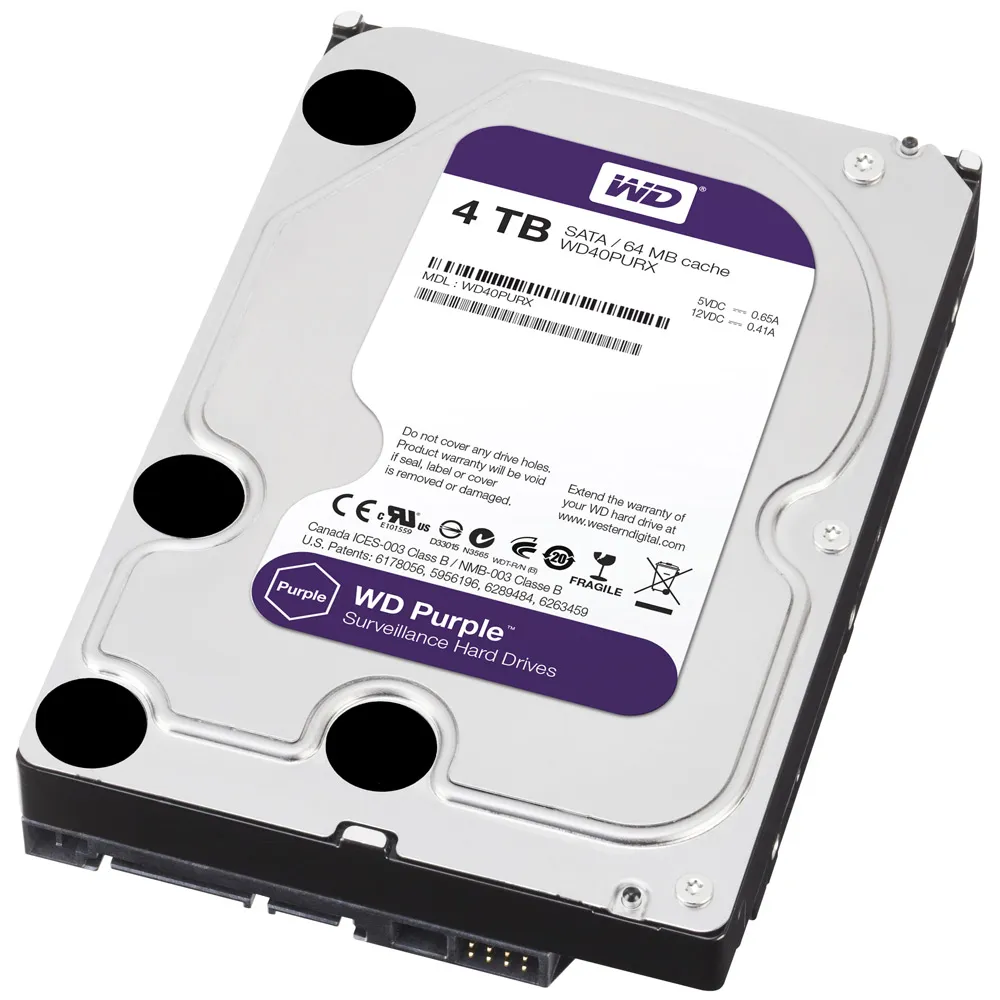 Жесткий диск 4000ГБ WD Purple WD40PURX