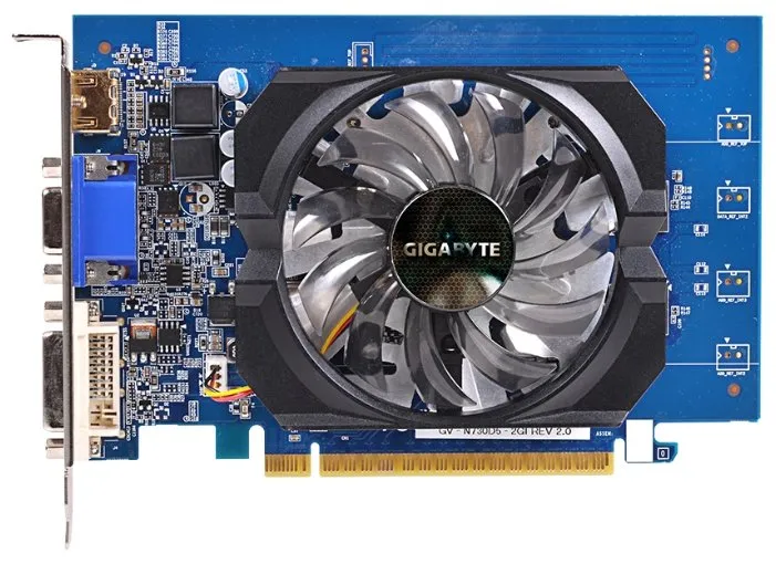 Видеокарта GigaByte GV-N730D5-2GI nVidia GF GT730