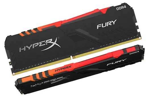 Оперативная память 16 GB Kingston HyperX Fury RGB HX424C15FB3A/16