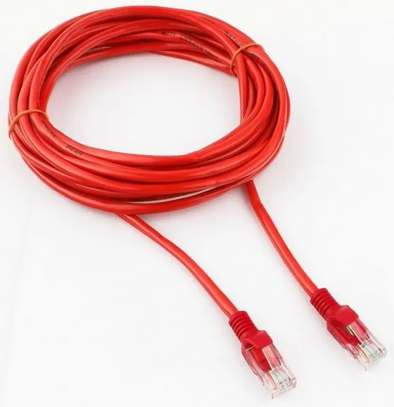 Патч корд UTP 5e-Cat 5 m Cablexpert PP12-5M/R красный