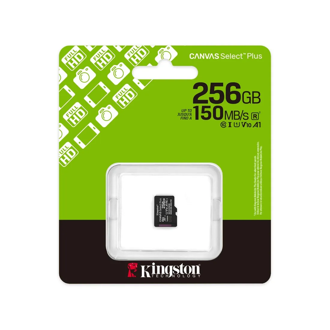 Карта памяти MicroSD 256GB Class 10 UHS-I Kingston SDCS3/256GBSP
