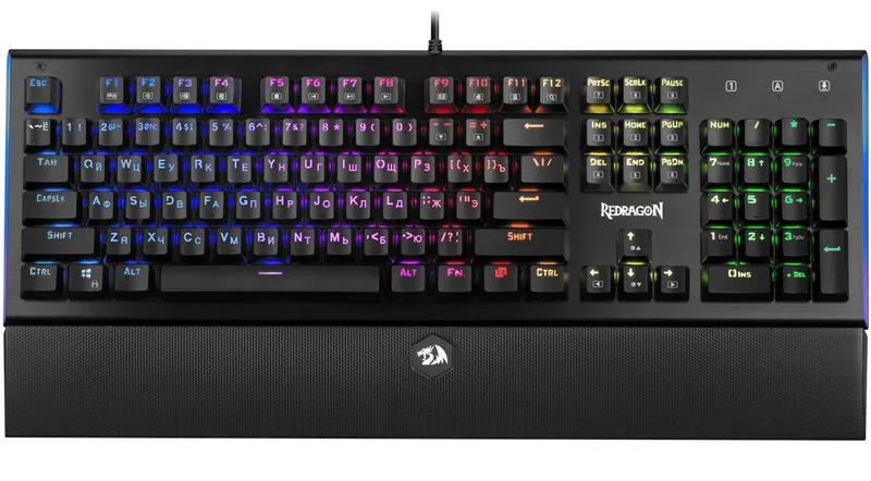 Клавиатура USB Defender Redragon Aryaman black