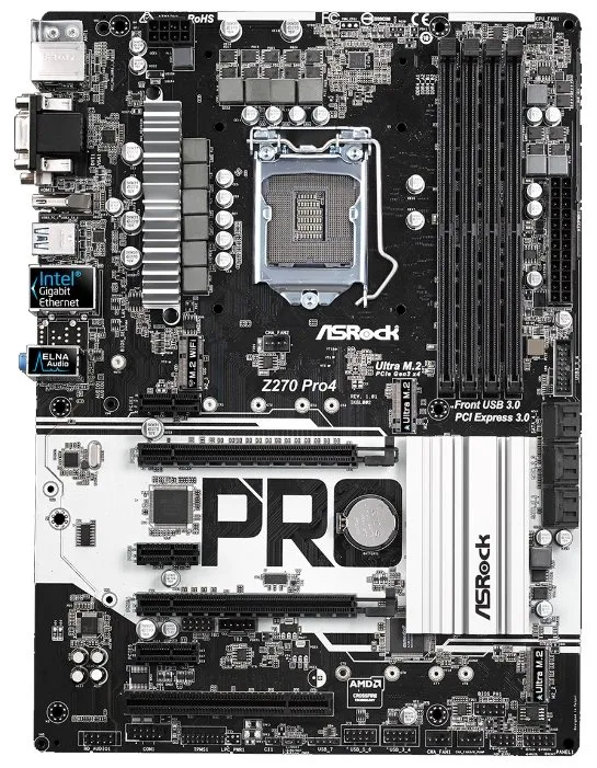 Материнская плата ASRock Z170 PRO4