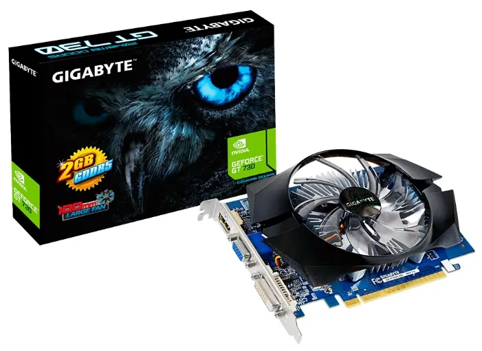 Видеокарта 2 GB Gigabyte nVidia GeForce GT730 GV-N730D3-2GI