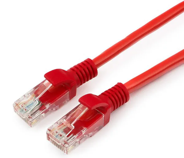 Патч корд UTP 5e-Cat 1.5 m Cablexpert PP12-1.5M/R красный